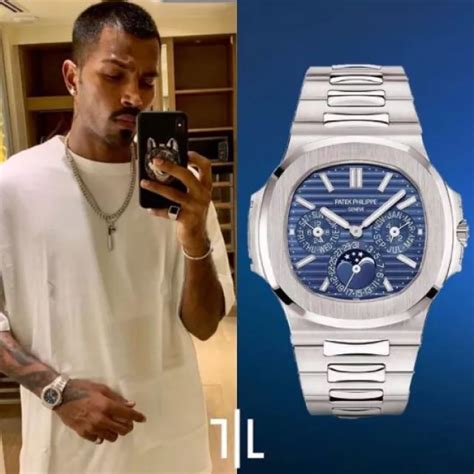 hardik pandya patek philippe watch|pandya watch price.